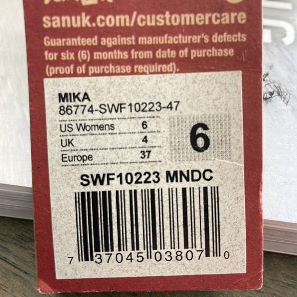 Sanuk Sidewalk Surfers Mika Multi Nordic Red Shoes - Picture 7 of 7